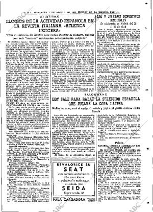 ABC MADRID 07-04-1965 página 91