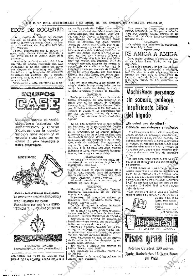 ABC SEVILLA 07-04-1965 página 62