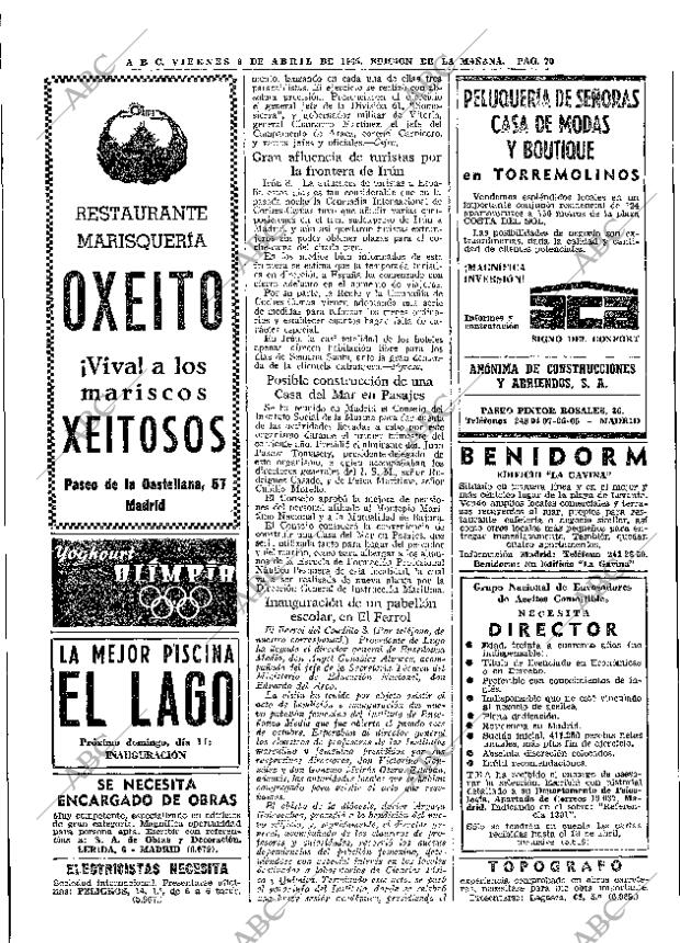 ABC MADRID 09-04-1965 página 70
