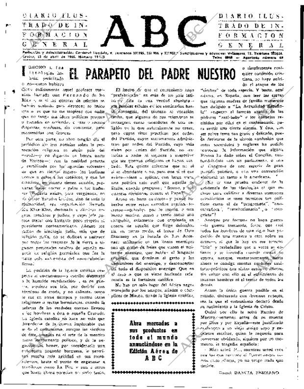 ABC SEVILLA 13-04-1965 página 3