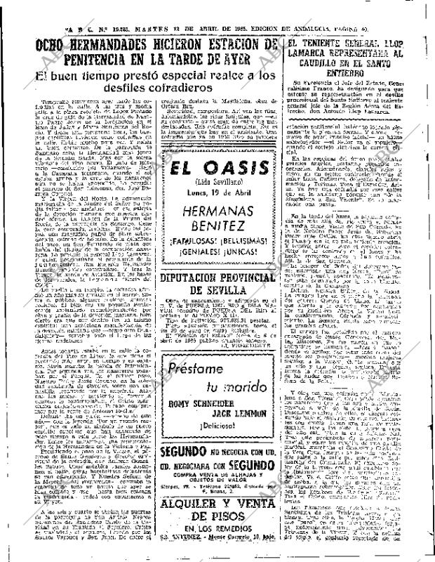 ABC SEVILLA 13-04-1965 página 36
