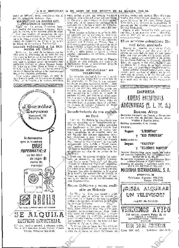 ABC MADRID 14-04-1965 página 54