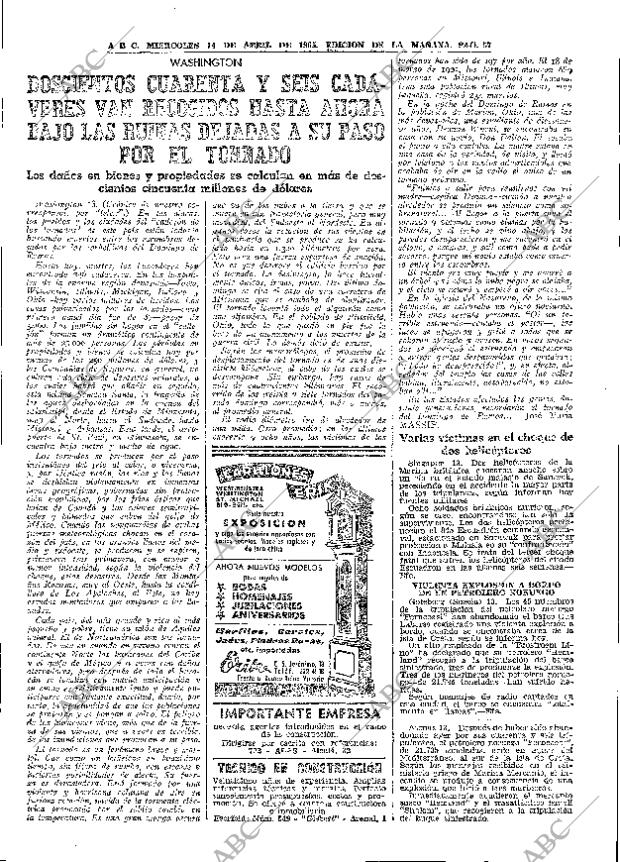 ABC MADRID 14-04-1965 página 57