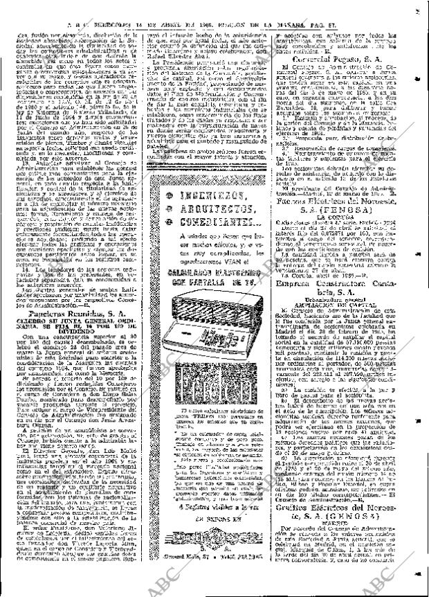 ABC MADRID 14-04-1965 página 87