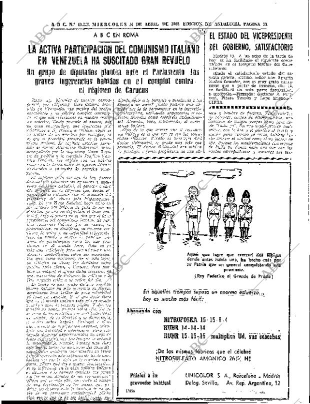 ABC SEVILLA 14-04-1965 página 3