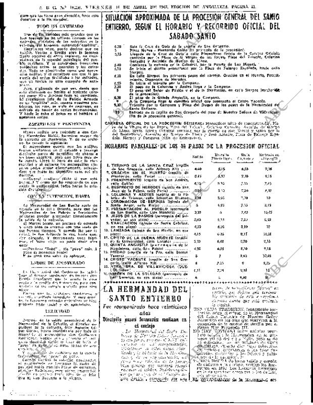 ABC SEVILLA 16-04-1965 página 43