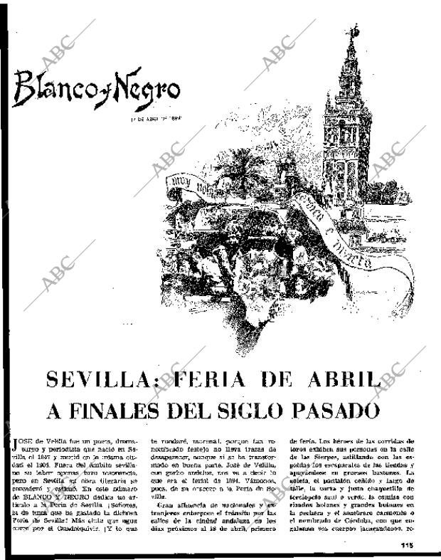 BLANCO Y NEGRO MADRID 17-04-1965 página 115