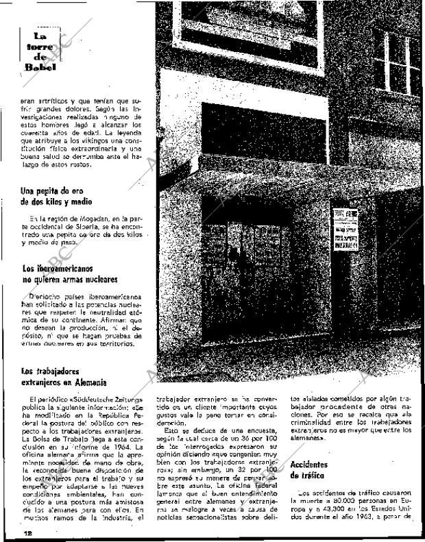 BLANCO Y NEGRO MADRID 17-04-1965 página 12