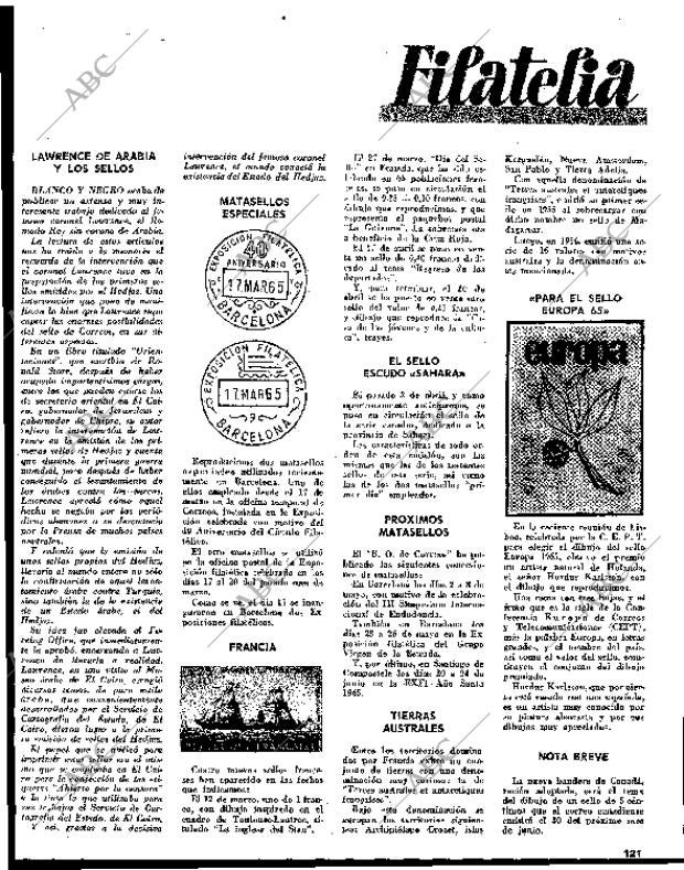 BLANCO Y NEGRO MADRID 17-04-1965 página 121