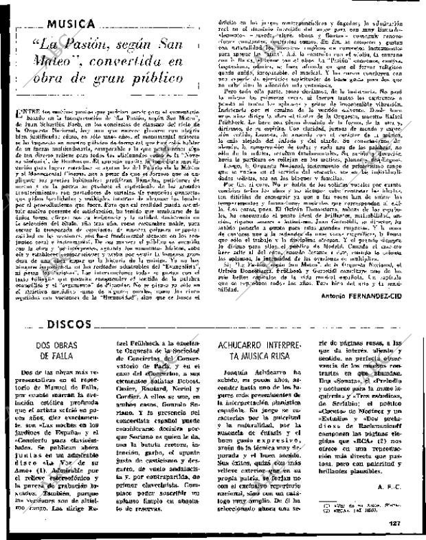 BLANCO Y NEGRO MADRID 17-04-1965 página 127