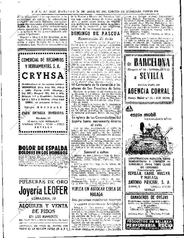 ABC SEVILLA 18-04-1965 página 18