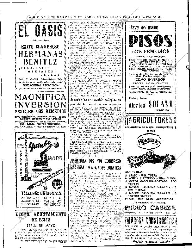 ABC SEVILLA 20-04-1965 página 36