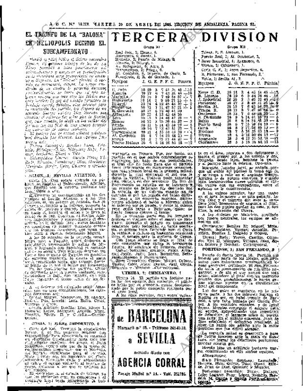 ABC SEVILLA 20-04-1965 página 61