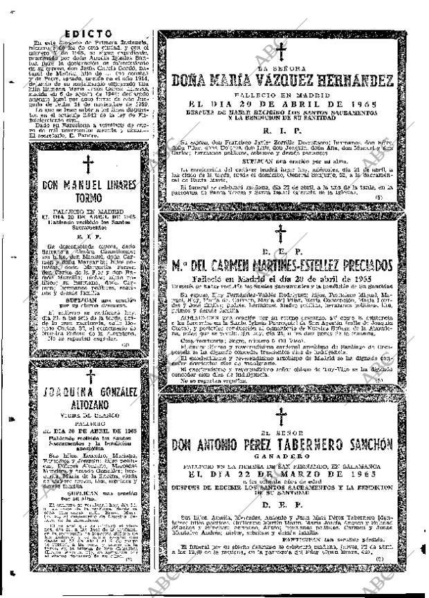 ABC MADRID 21-04-1965 página 100
