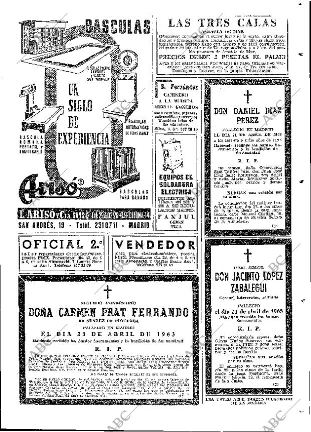 ABC MADRID 22-04-1965 página 107