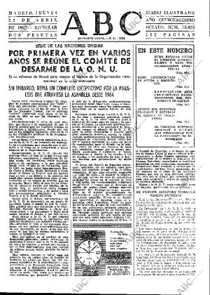 ABC MADRID 22-04-1965 página 47