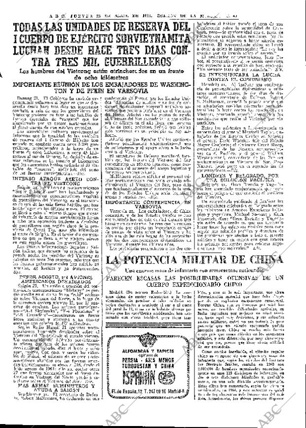 ABC MADRID 22-04-1965 página 49