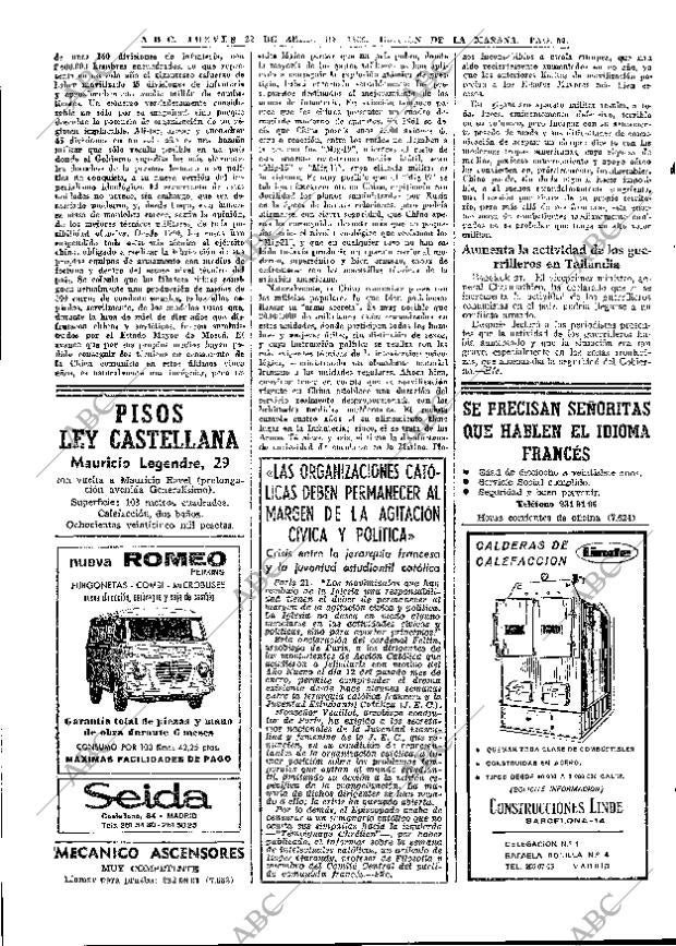 ABC MADRID 22-04-1965 página 50