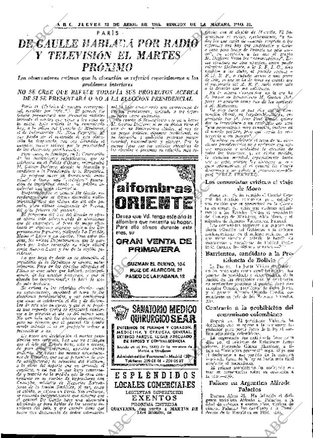 ABC MADRID 22-04-1965 página 53