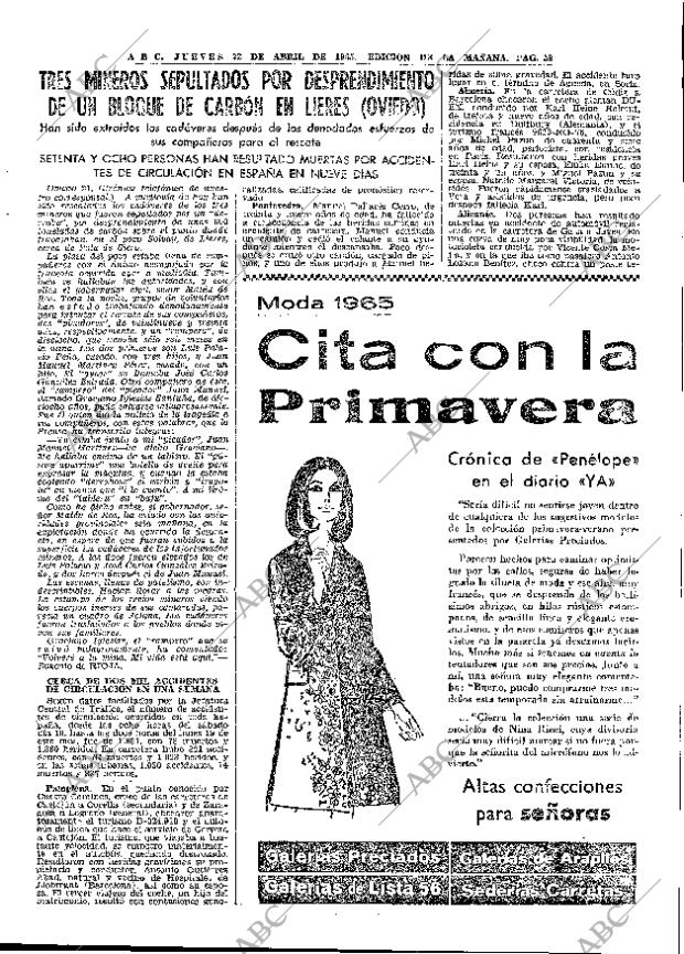 ABC MADRID 22-04-1965 página 59