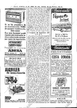 ABC MADRID 22-04-1965 página 72