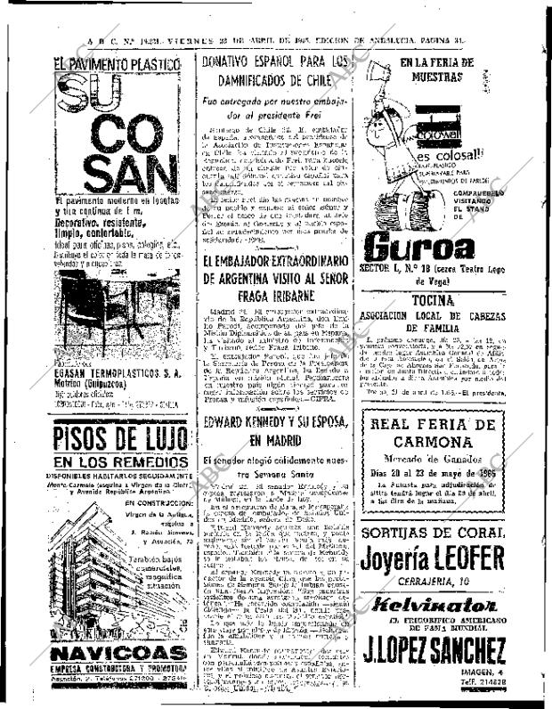 ABC SEVILLA 23-04-1965 página 34