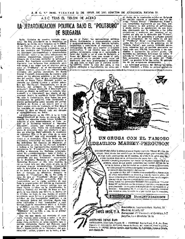 ABC SEVILLA 23-04-1965 página 39