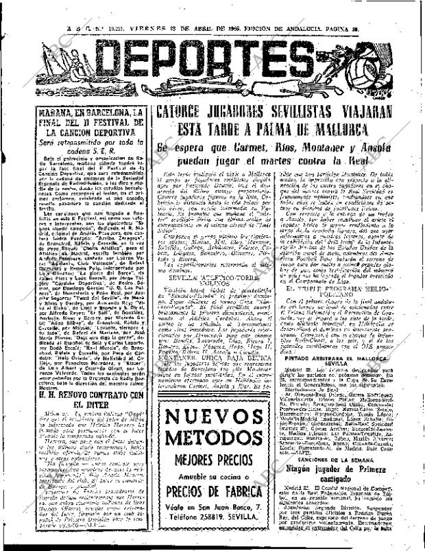 ABC SEVILLA 23-04-1965 página 59