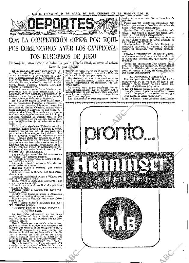 ABC MADRID 24-04-1965 página 89