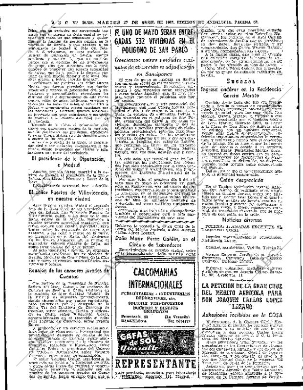 ABC SEVILLA 27-04-1965 página 62