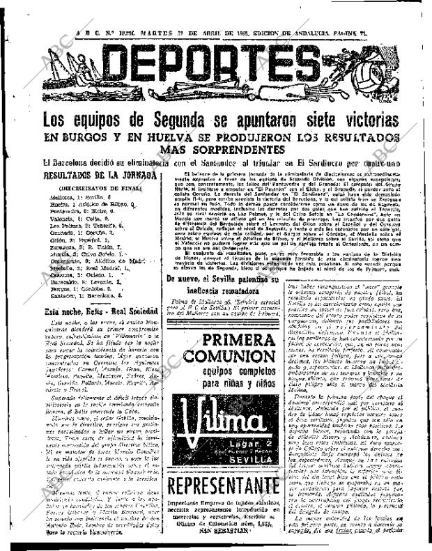 ABC SEVILLA 27-04-1965 página 71