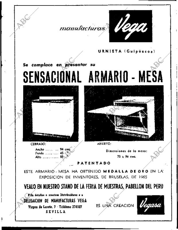 ABC SEVILLA 29-04-1965 página 11