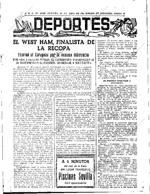 ABC SEVILLA 29-04-1965 página 69