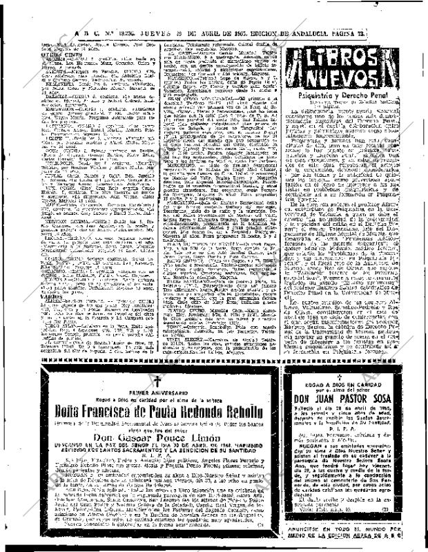 ABC SEVILLA 29-04-1965 página 73