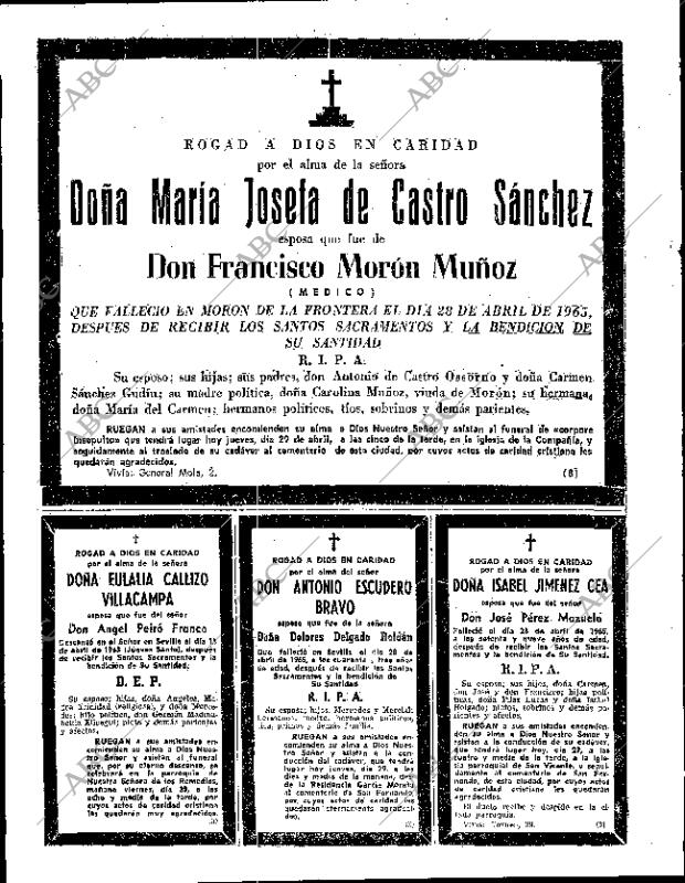 ABC SEVILLA 29-04-1965 página 78