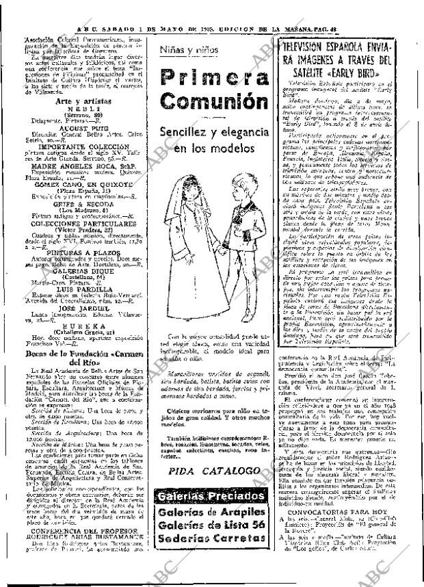 ABC MADRID 01-05-1965 página 48