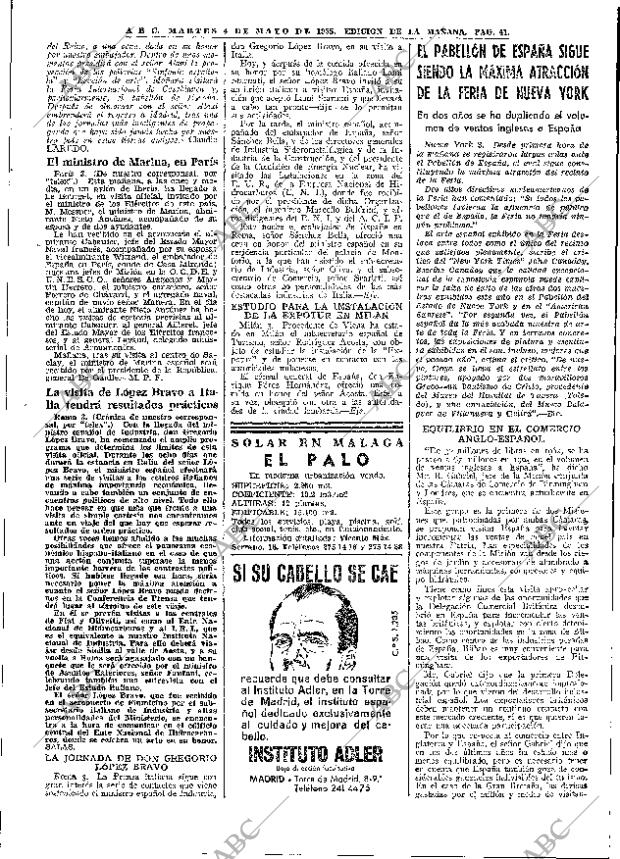 ABC MADRID 04-05-1965 página 41