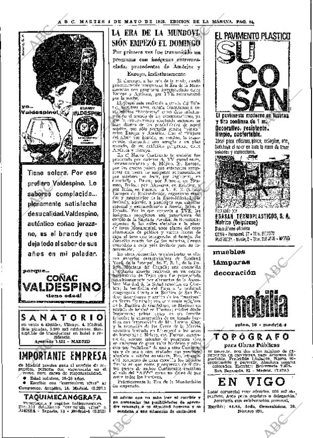 ABC MADRID 04-05-1965 página 64