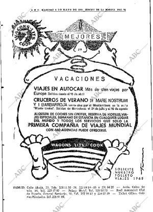 ABC MADRID 04-05-1965 página 74