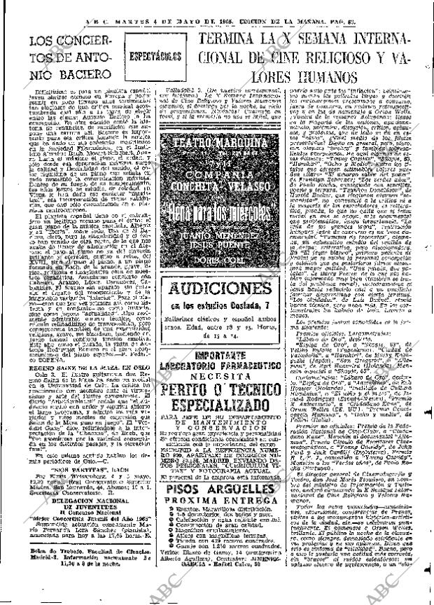 ABC MADRID 04-05-1965 página 83