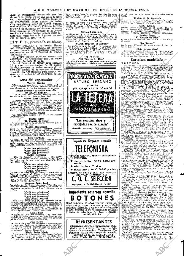 ABC MADRID 04-05-1965 página 85