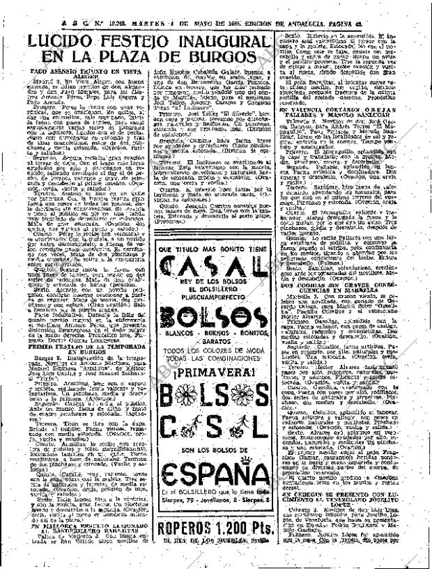 ABC SEVILLA 04-05-1965 página 43