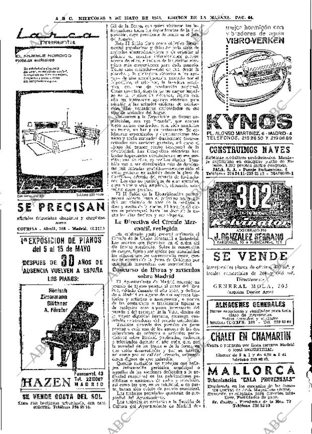 ABC MADRID 05-05-1965 página 64