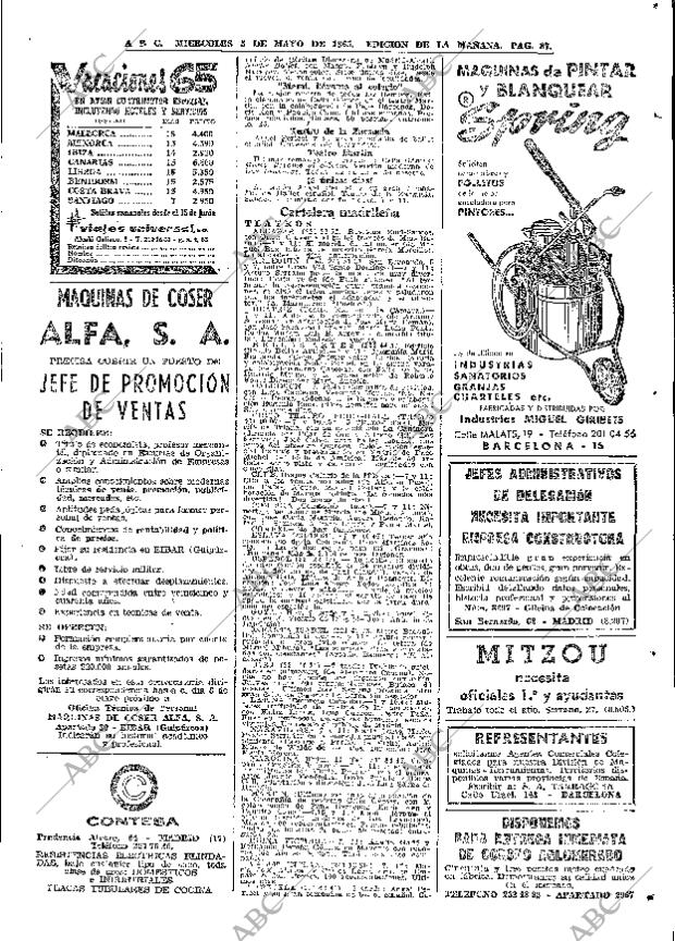 ABC MADRID 05-05-1965 página 87