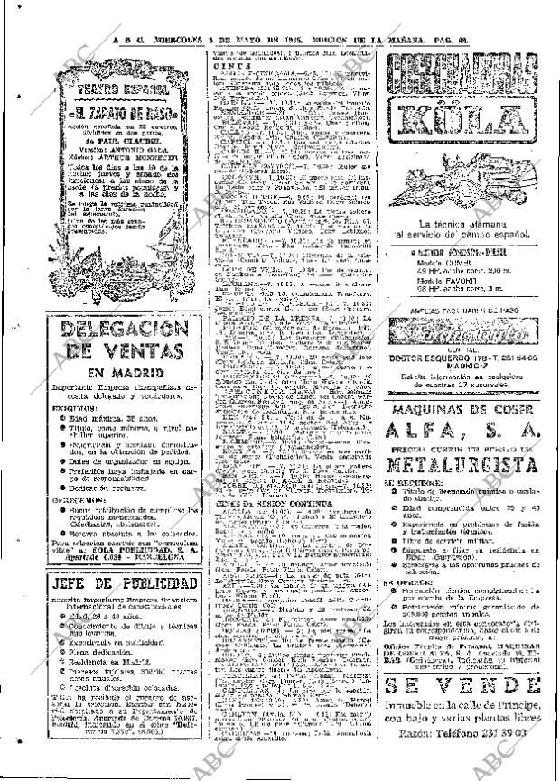 ABC MADRID 05-05-1965 página 88