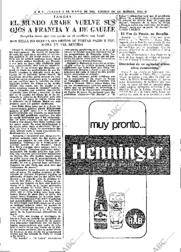 ABC MADRID 06-05-1965 página 61