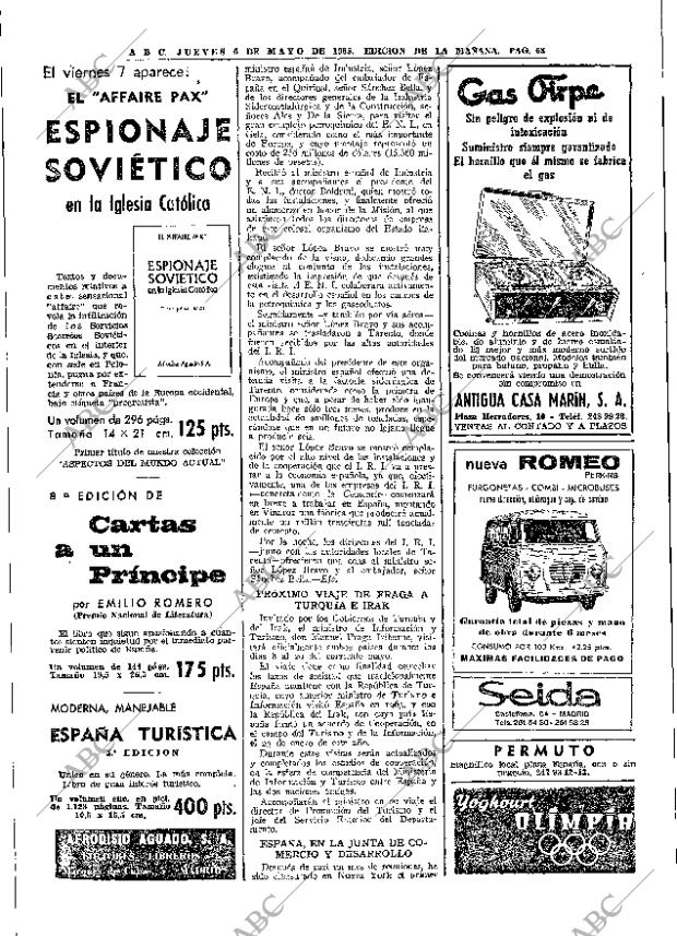 ABC MADRID 06-05-1965 página 68