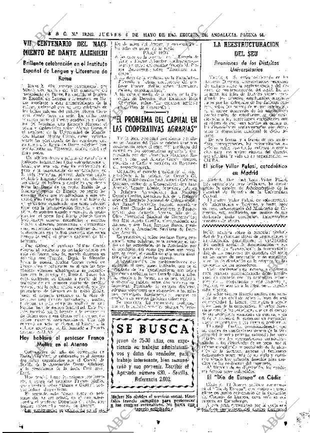 ABC SEVILLA 06-05-1965 página 51