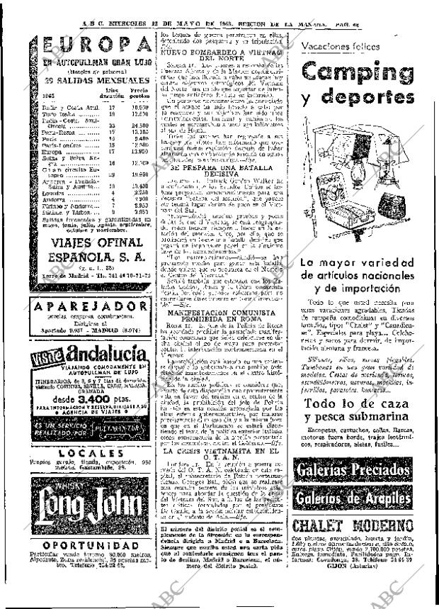 ABC MADRID 12-05-1965 página 68