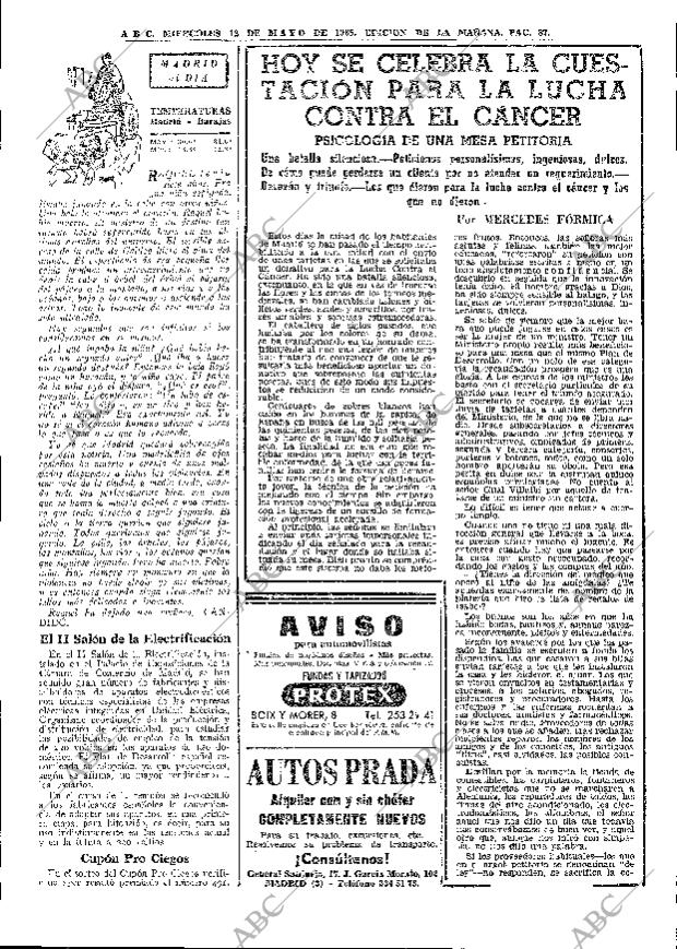 ABC MADRID 12-05-1965 página 87